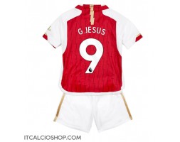 Arsenal Gabriel Jesus #9 Prima Maglia Bambino 2023-24 Manica Corta (+ Pantaloni corti)